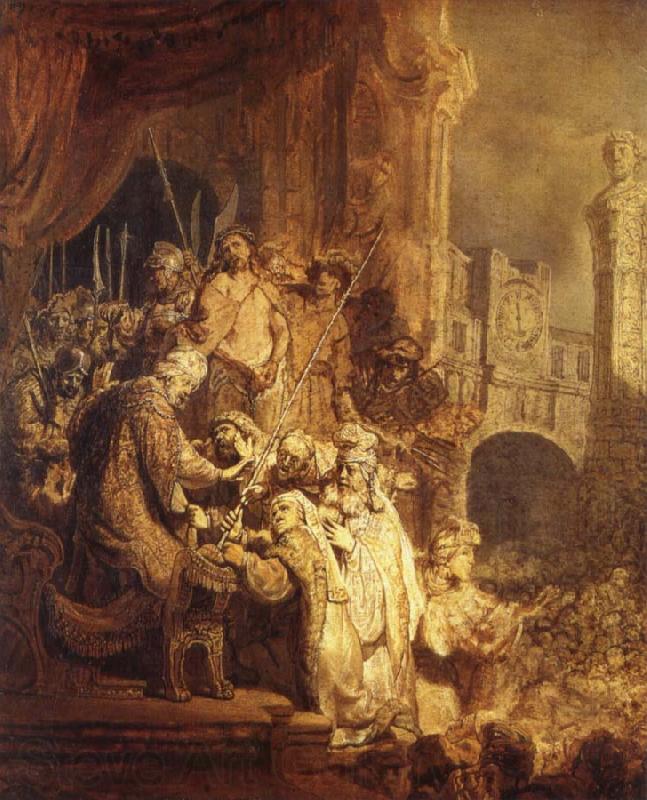 REMBRANDT Harmenszoon van Rijn Ecce Homo